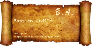 Bastien Atád névjegykártya